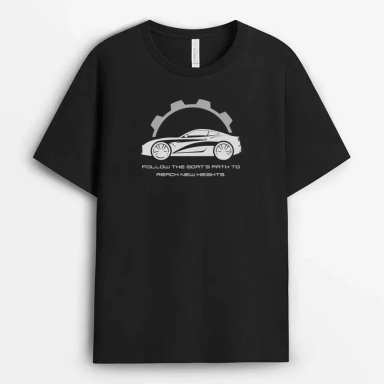Follow The Goat's Path To Reach New Heights Redxeeg T-Shirt - Black